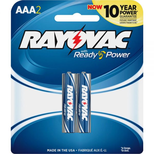 RAY8242JCT Rayovac Alkaline AAA Batteries