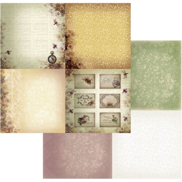 NOTM322405 Hearts Ease Double-Sided Paper 12"X12"