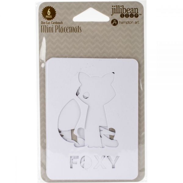 NOTM282094 Mushroom Medley Mini Placemats Die-Cut Cards 3"X4" 6/Pkg