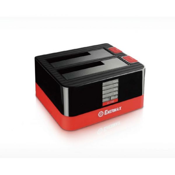 IGRMZN4450 Enermax ULTRABOX EB311SC Drive Dock External - Black, Red