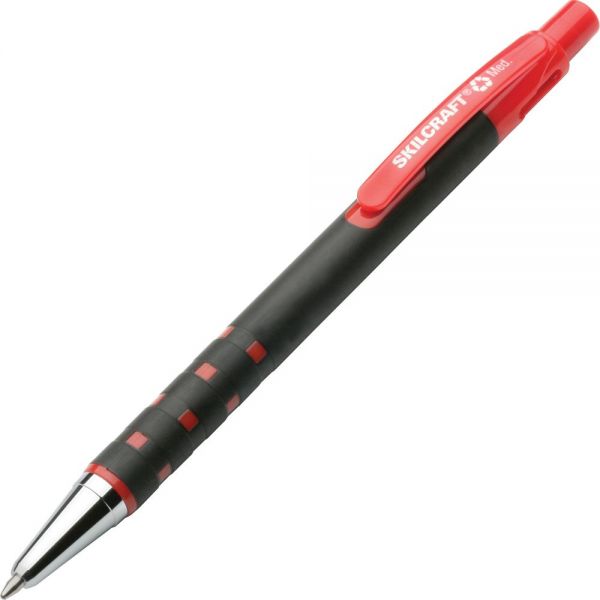 NSN3687773 SKILCRAFT Rubberized Barrel Retractable Ballpoint Pens