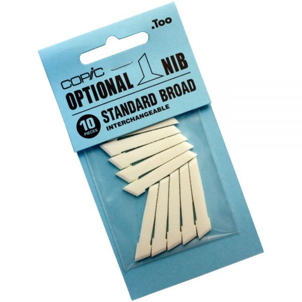 NOTM484388 Copic Original Marker Standard Broad Nibs 10/Pkg