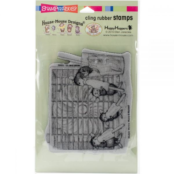 NOTM291341 Stampendous House Mouse Cling Stamp 7.75"X4.5"