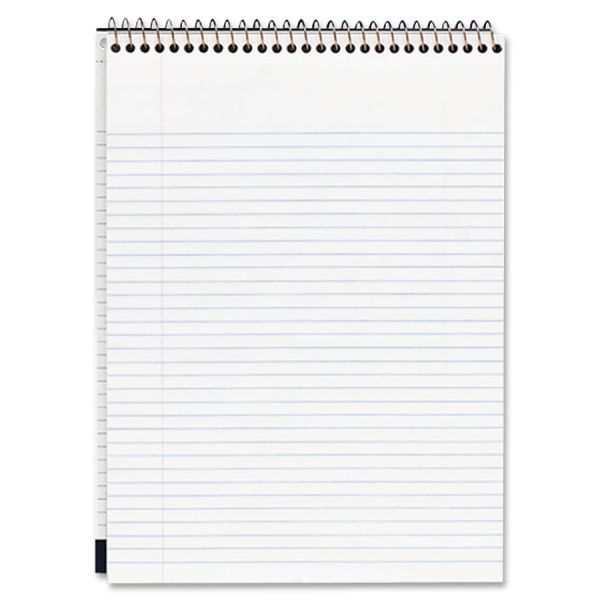 MEA59882 Cambridge Stiff Back Wire Bound Notebook, College Rule, 8 1/2 x 11, White Paper, 70 Sheets