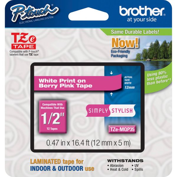 SYNX2990047 Brother P-Touch TZe Standard Label Tape Cartridge