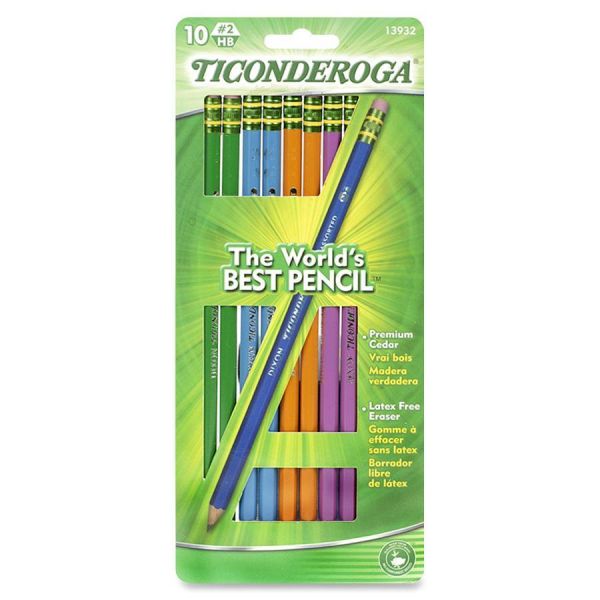 DIX13932 Ticonderoga #2 Wood Pencils