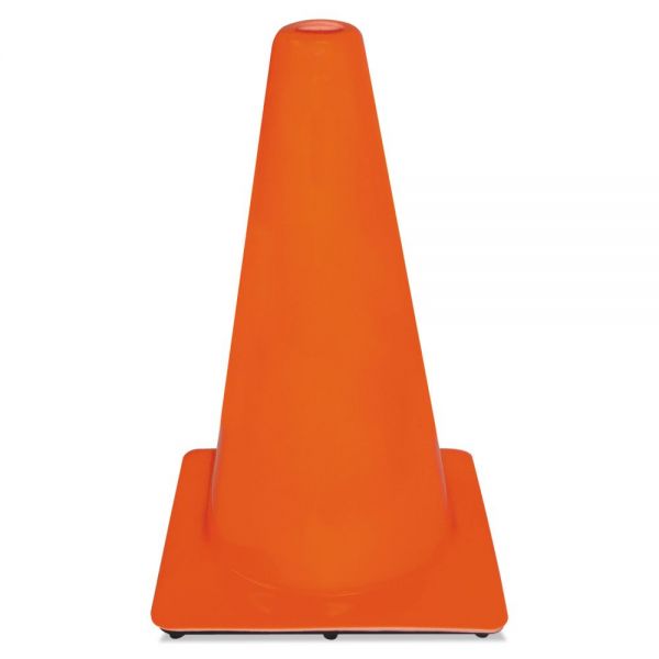 MMM9012800001 3M Non-Reflective Safety Cone, 11 x 11 x 18, Orange