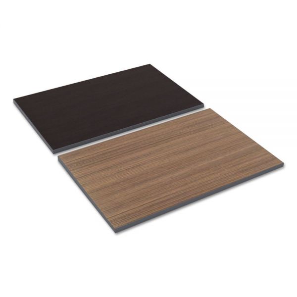 ALETT3624EW Alera Reversible Laminate Table Top, Rectangular, 35 3/8w x 23 5/8d, Espresso/Walnut