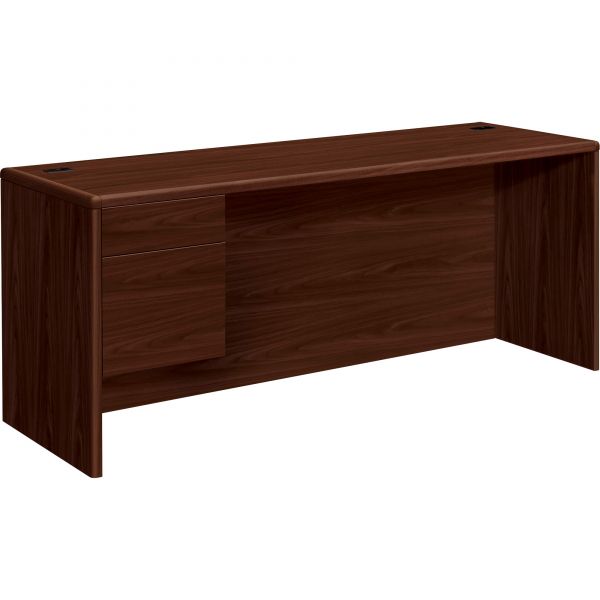 HON10746LNN HON 10700 Series Left Pedestal Credenza | 1 Box / 1 File Drawer | 72"W