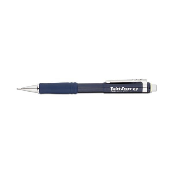 PENQE519C Pentel Twist-Erase III Mechanical Pencil, 0.9 mm, Blue Barrel