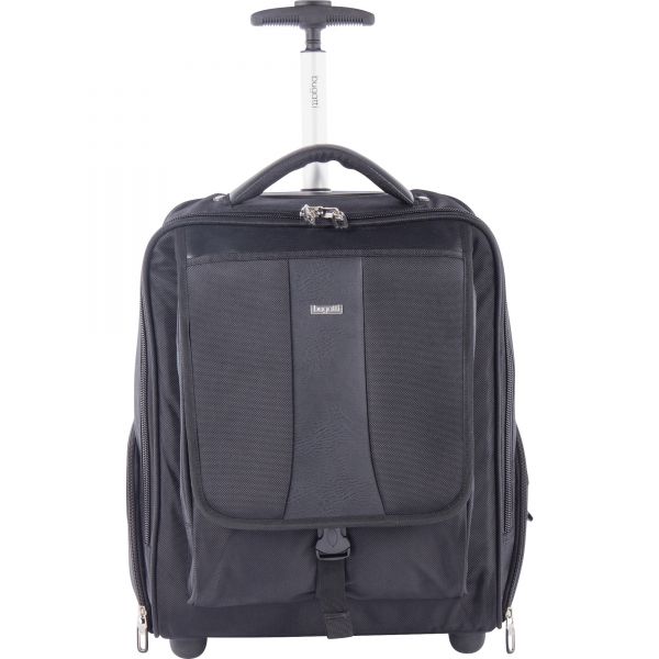 BNDBKPW772200 bugatti Carrying Case (Rolling Backpack) for 15.6" Notebook, Travel Essential - Black