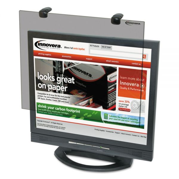 IVR46404 Innovera Protective Antiglare LCD Monitor Filter, Fits 19"-20" Widescreen LCD, 16:10
