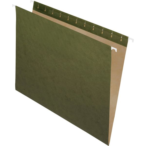 PFX81600 Pendaflex Standard Green Hanging Folders, Untabbed, Letter, 25/Box