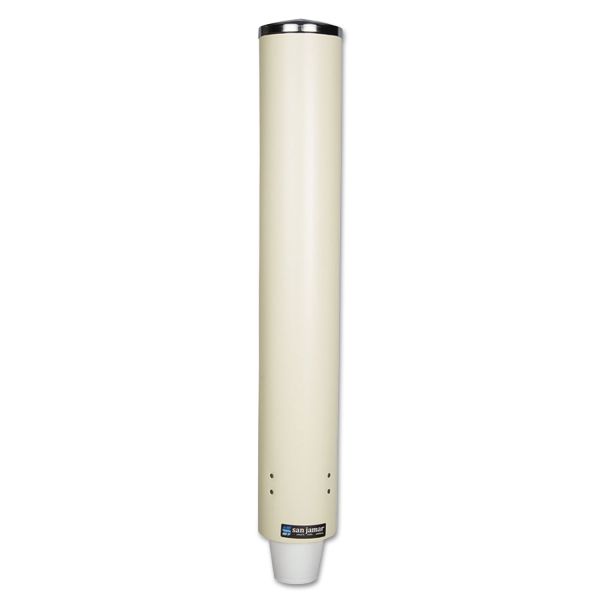 SJMC4210PFSD San Jamar Foam Cup Dispenser w/Removable Cap, Pull-Type, Sand