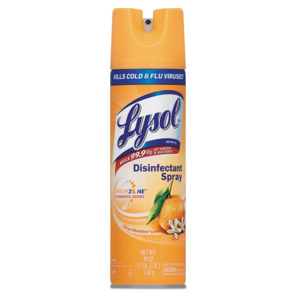 RAC81546CT LYSOL Brand Disinfectant Spray, Citrus Meadows, 19oz Aerosol