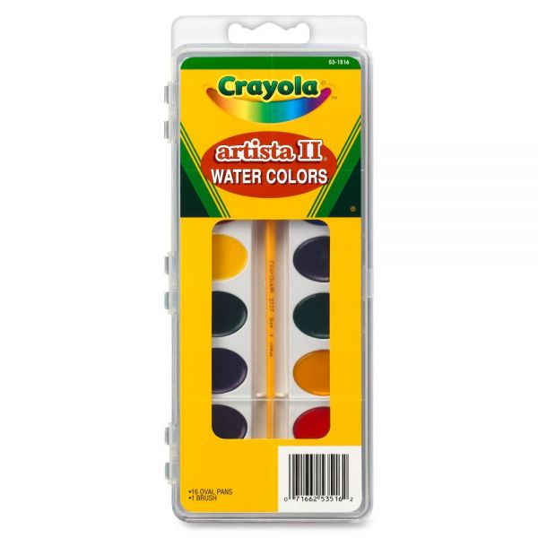 CYO531516 Crayola Artista II Watercolor Set