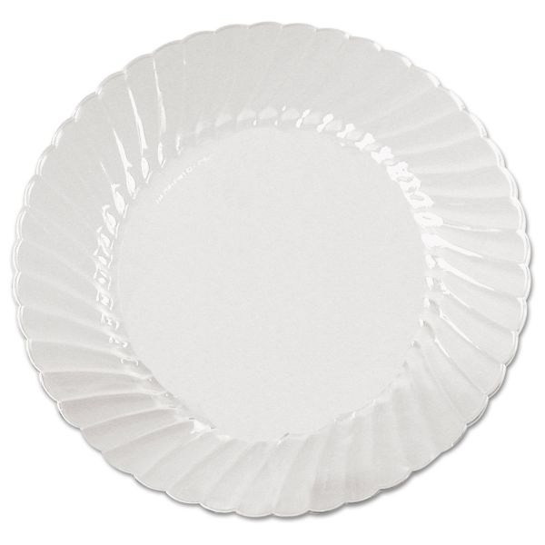 WNACW9180 WNA Classicware Plates, Plastic, 9 in, Clear, 18/Bag, 10 Bag/Carton