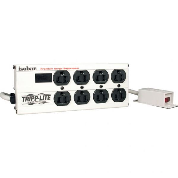 IGRM375538 Tripp Lite Isobar Ultra Surge 9in Remote On/Off Switch 8 outlet 12' Cord 3840 Joules