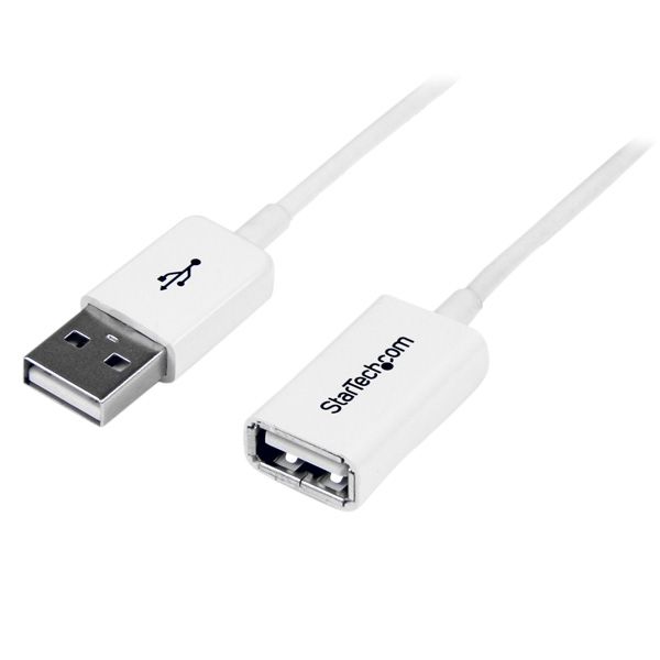 SYNX3635378 StarTech.com 2m White USB 2.0 Extension Cable A to A - M/F
