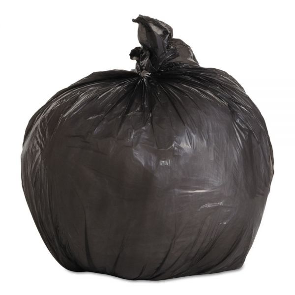 BWK1717L Boardwalk Light-Grade Can Liners, 17x17, .35 Mil, 4 Gal, Black, 50 Bags/RL, 20 Rolls/CT