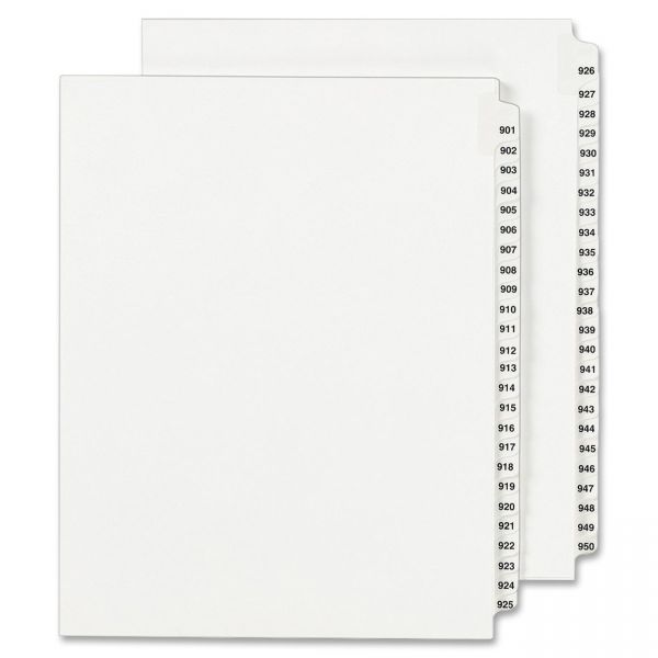 AVE01358 Avery Side Tab Legal Index Dividers