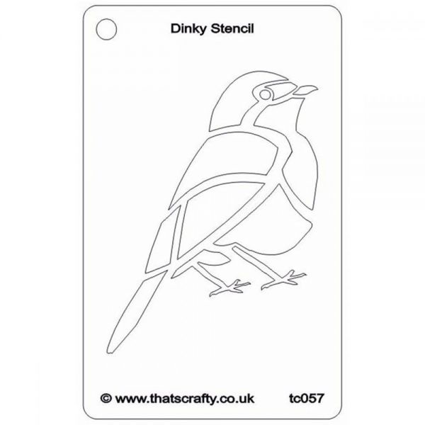 NOTM370067 That's Crafty Dinky Stencil 3"X4.75"