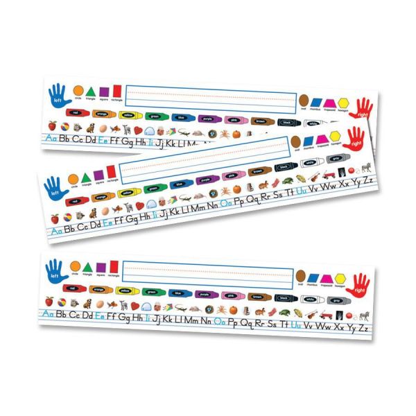 CDP119027 Carson-Dellosa Traditional Manuscript Desk Name Plates