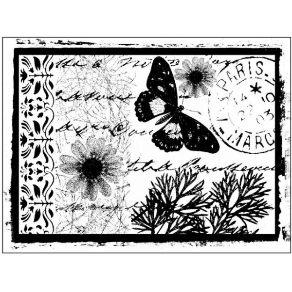 NOTM082590 Crafty Individuals Unmounted Rubber Stamp 4.75"X7" Pkg