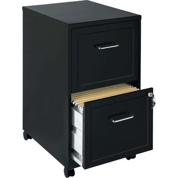 LLR16872 Lorell 2-Drawer Mobile File Cabinet