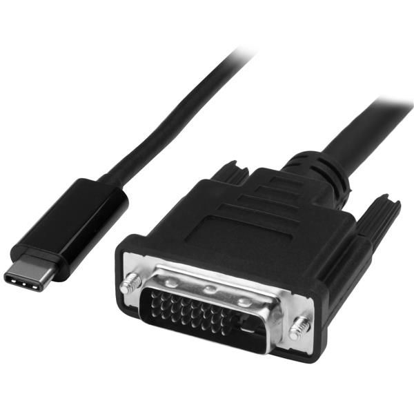 SYNX4663616 StarTech.com USB-C to DVI Adapter Cable - USB Type-C to DVI Converter for Computers with USB C - 2m (6 ft) - USB Type C - 2560x1600