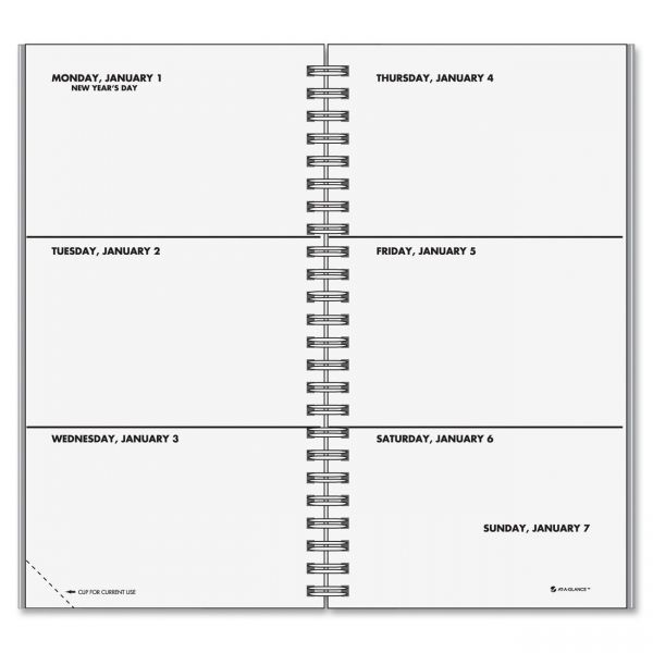 AAG7090520 At-A-Glance Pocket Weekly Refill