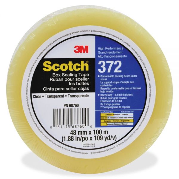 MMM37248X100CL Scotch Box-Sealing Tape 372