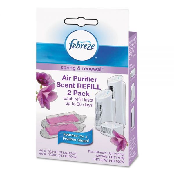 HWLFRF102P Honeywell Air Purifier Refill, Spring Scent, 3 1/4 x 3/4" x 5 1/2", 2/each
