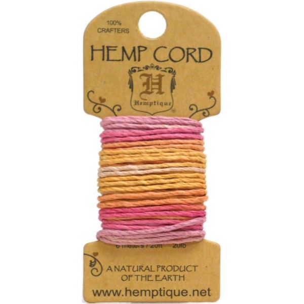 NOTM372824 Hemp Variegated Cord 20lb 20'