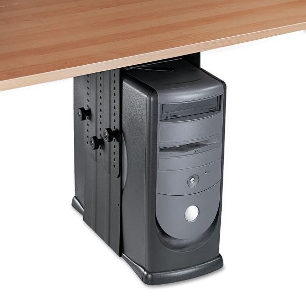 FEL8036201 Fellowes Under Desk CPU Holder, 17w x 12d x 11h, Black