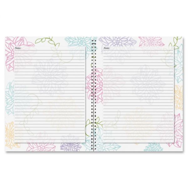 HOD78097 House of Doolittle Whimsical Floral Doodle Notebook