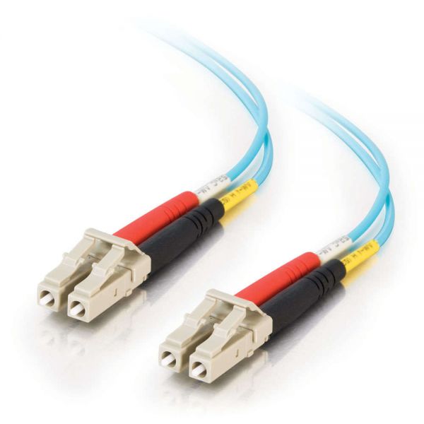 SYNX3867562 C2G 12m LC-LC 10Gb 50/125 Duplex Multimode OM3 Fiber Cable - Aqua - 39ft