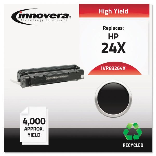 IVR83264X Innovera Remanufactured Q2624X (24X) High-Yield Toner, Black
