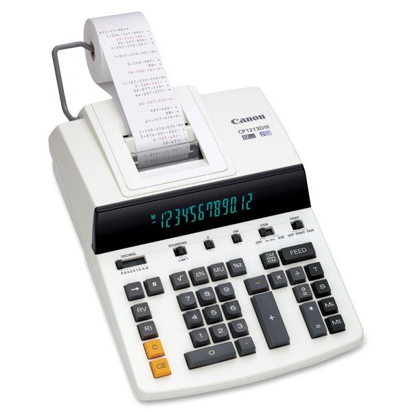 Canon CP1213DIII Desktop Printing Calculator | OfficeSupply.com
