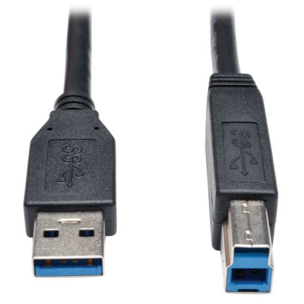 SYNX3909164 Tripp Lite USB 3.0 SuperSpeed Device Cable (AB M/M) Black, 15-ft.