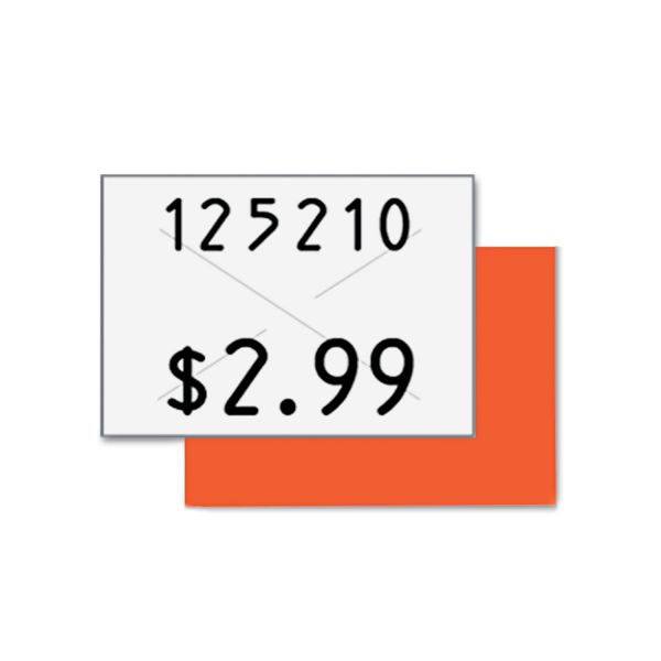COS090949 Garvey Two-Line Pricemarker Labels, 5/8 x 13/16, White, 1000/Roll, 3 Rolls/Box
