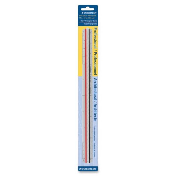 STD987M1831BK Staedtler Prof-quality Architect Triangular Scale
