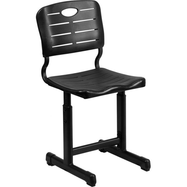 FHFYUYCX09010GG Flash Furniture Adjustable Height Student Chair