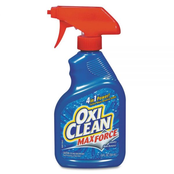 CDC5703700070CT OxiClean Max Force Stain Remover, 12oz Spray Bottle, 12/Carton