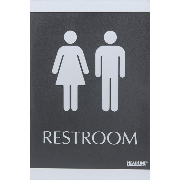 USS4249 U.S. Stamp & Sign "Restroom" Sign