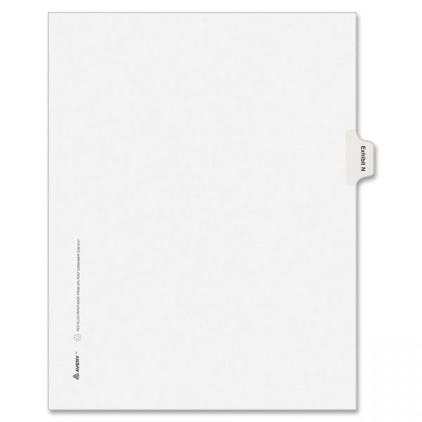 AVE82120 Avery Legal Exhibit Index Dividers