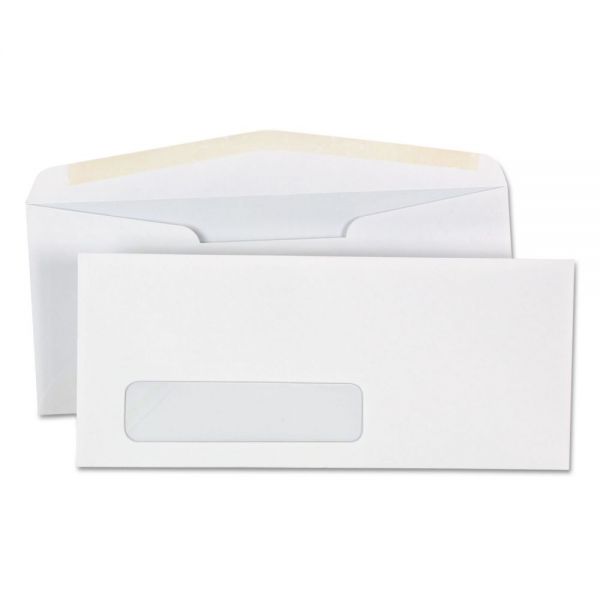 UNV35211 Universal Window Business Envelope, #10, 4 1/8 x 9 1/2, White, 500/Box