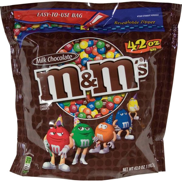 MRSSN32438 M&M's Plain Chocolate Candy