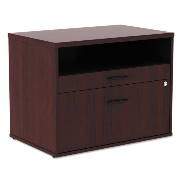 ALELS583020MY Alera Open Office Series Low File Cab Cred, 29 1/2 x 19 1/8 x 22 7/8, Mahogany