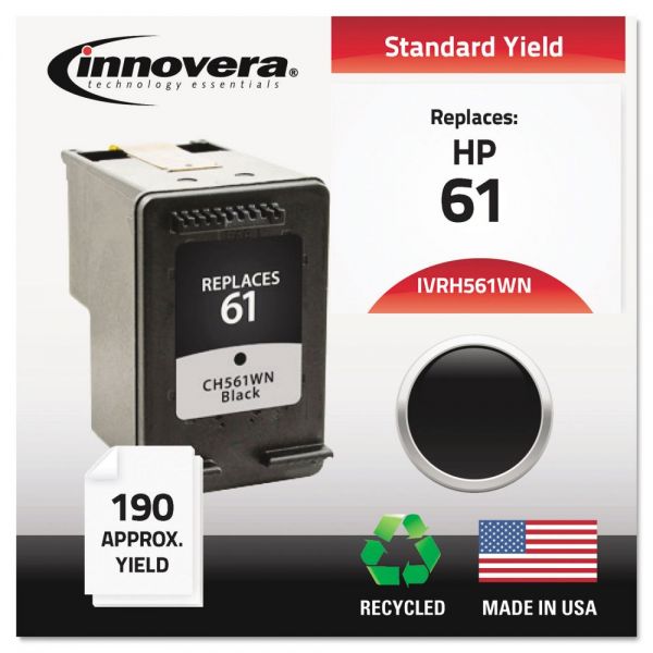 IVRH561WN Innovera Remanufactured CH561WN (61) Ink, Black
